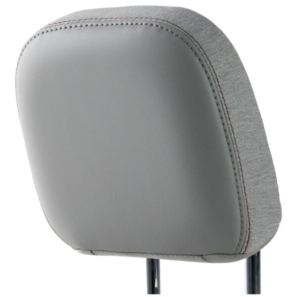 2-Way headrest front grey