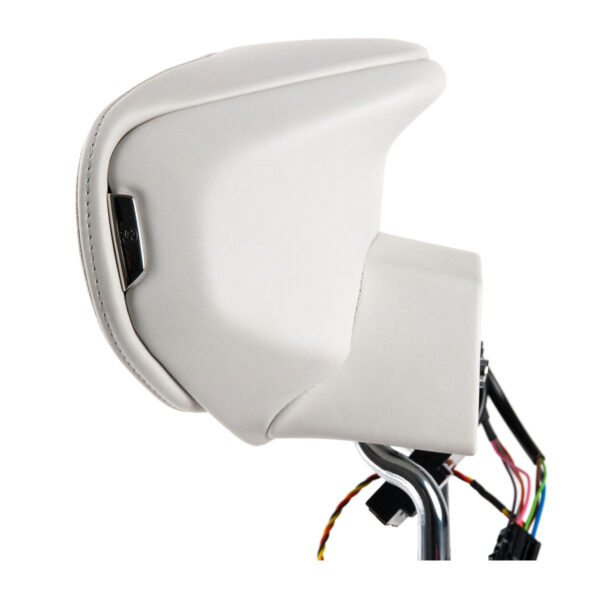 Power head restraint fore/aft white side profile
