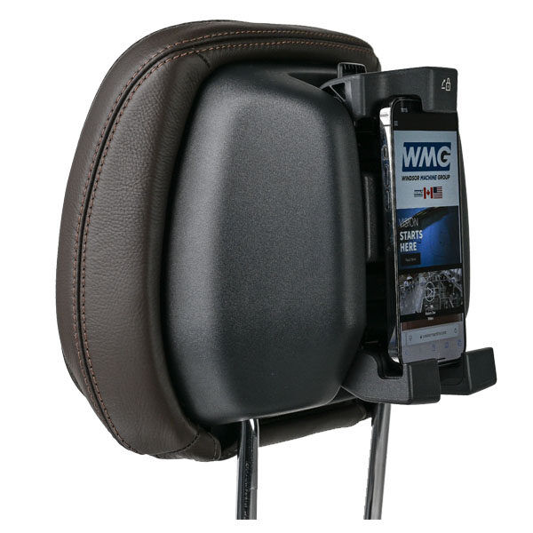 device holder with smartphone