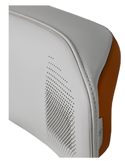 headrest with built-in speaker