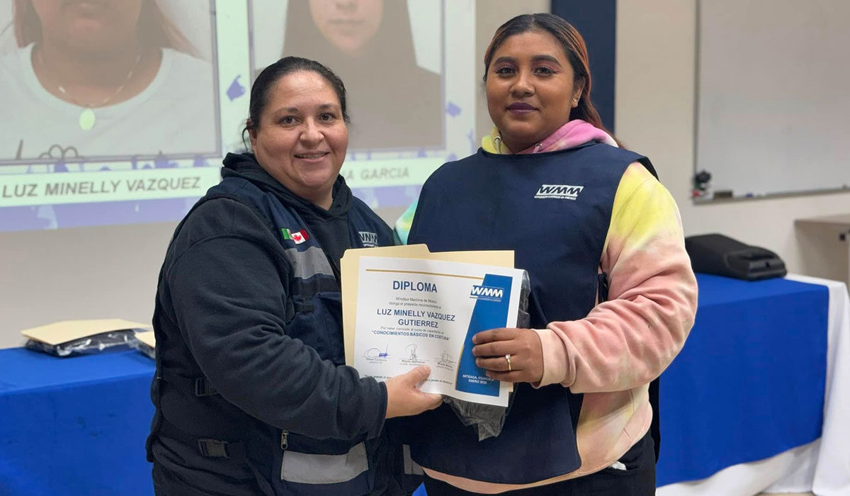 Employee earns diploma at WMM