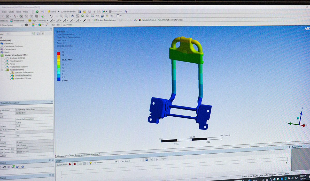 virtual testing monitor 3D