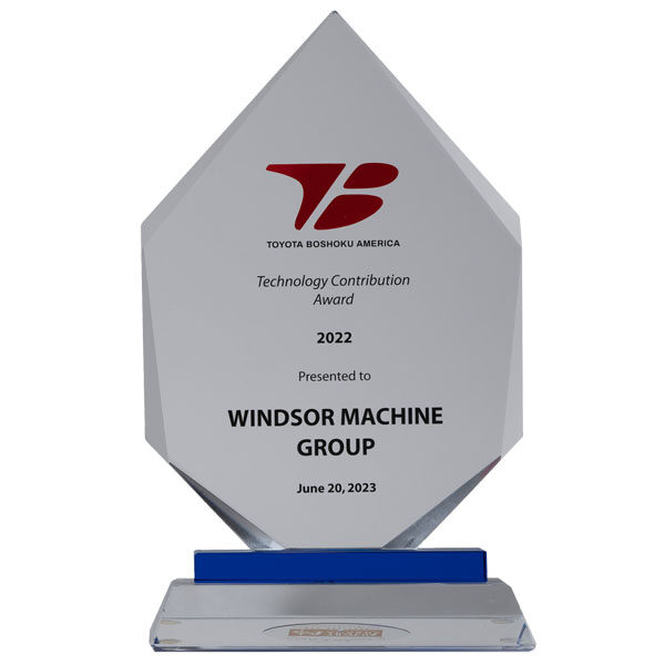 Technology Contribution Award 2022 presented to WMG