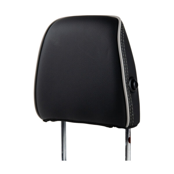 high pivot folding head restraint black