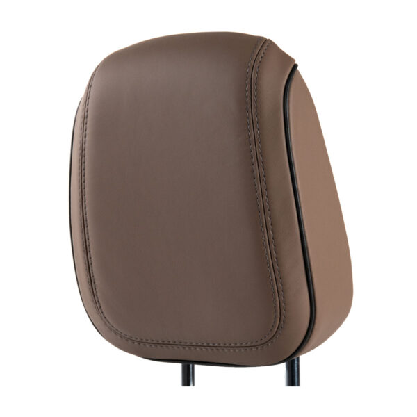 high pivot folding head restraint brown